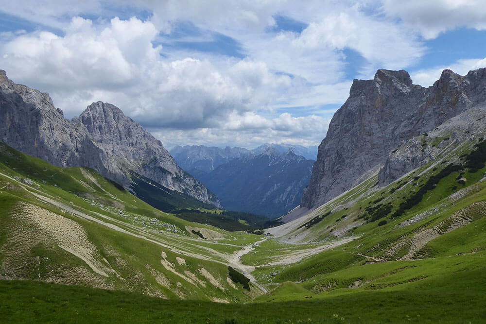 Germany's Bavaria and Austria's Tyrol landscape