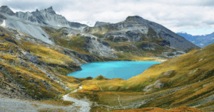 High Alpine Lake near Chamonix, France