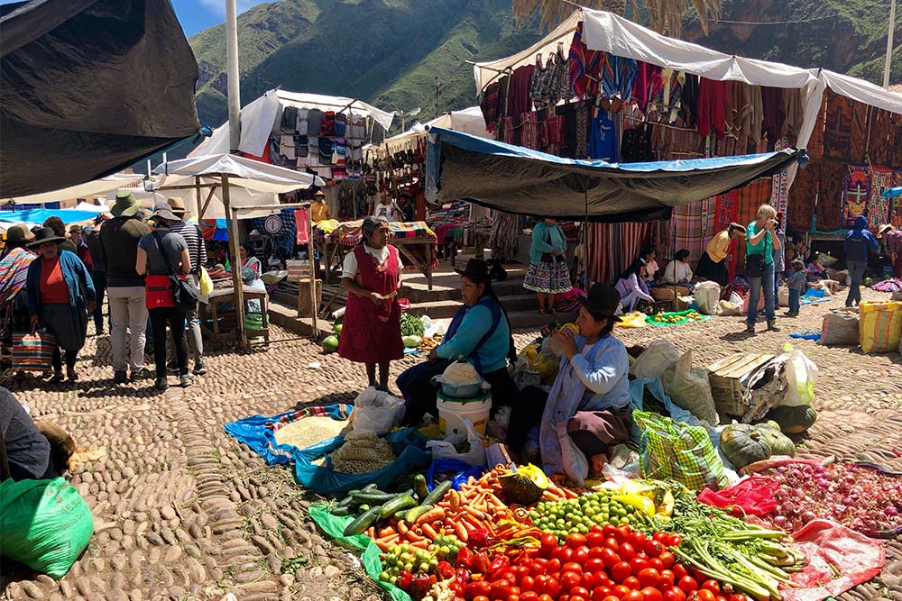 Peru food market