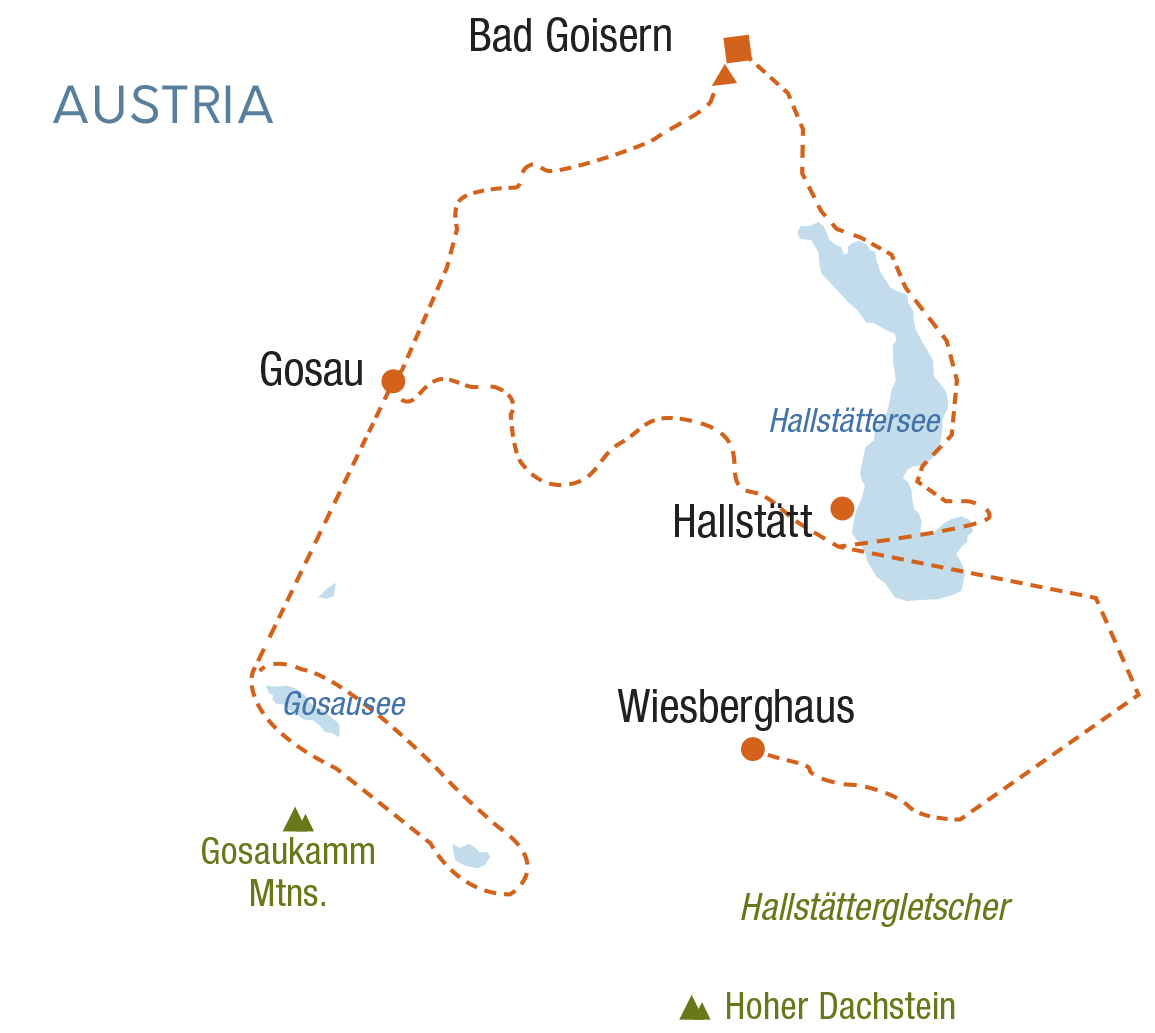 Austria Trek Map