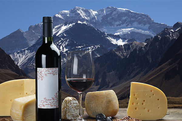 Wine and cheese in the Alps