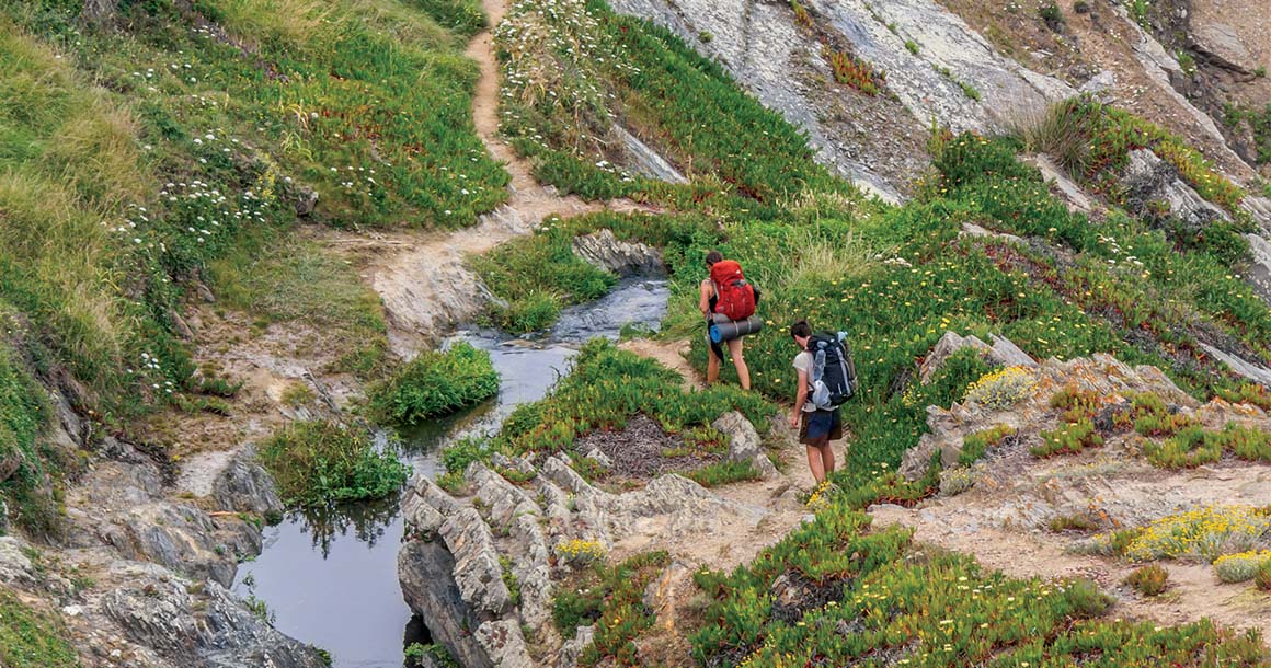 Hikers in Portugal