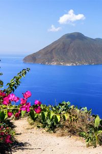 Sicily Aeolian Islands Stromboli volcano