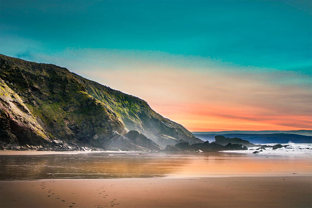 Cornwall England coast
