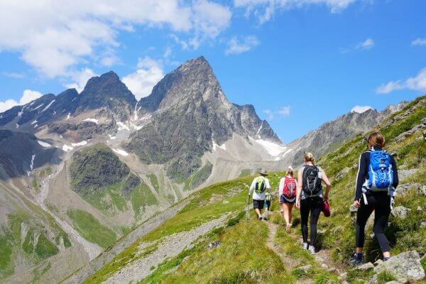 Hikers in Switzerland