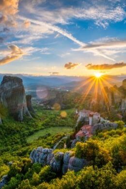 Northern Greece sunset