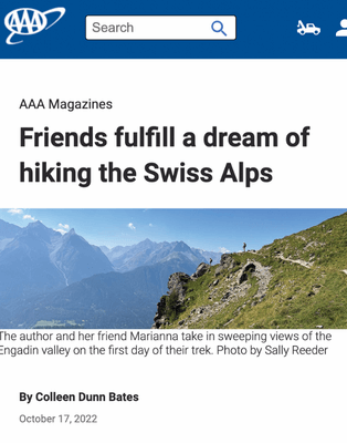 AAA article on Swiss Alps