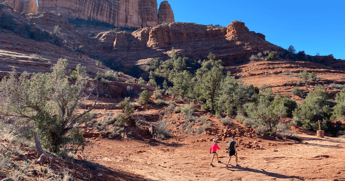 Hikers in Sedona