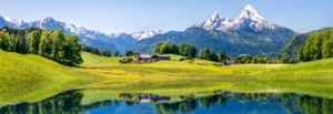 Switzerland alps and lake