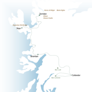 Scotland Highlands and Islands map