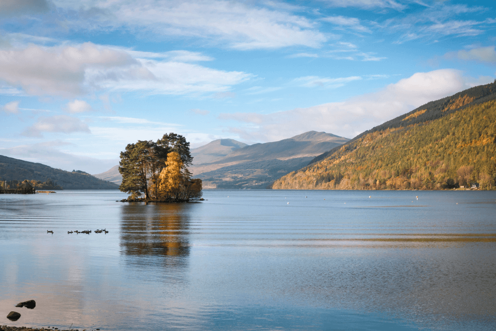 Loch Tay Perth in Scotland