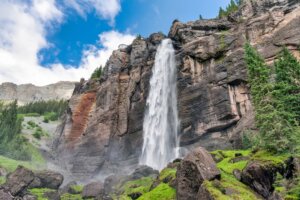 Bridal Veil Waterfall in Telluride, Colorado