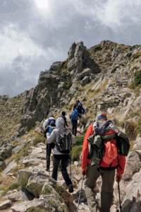 Hiking in Corsica, France