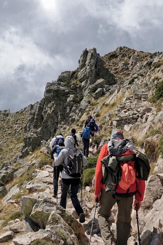 Hiking in Corsica, France