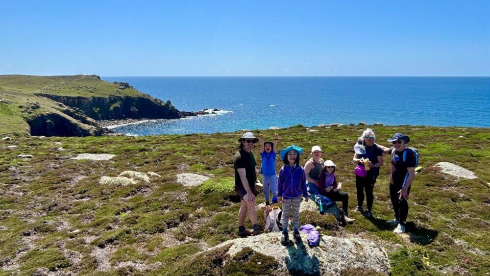hiking with kids