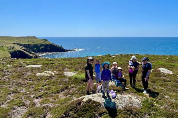 hiking with kids