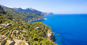 Seascape Coastline in Mallorca, Spain