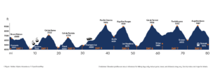 Hiker's Haute Route Elevation profile