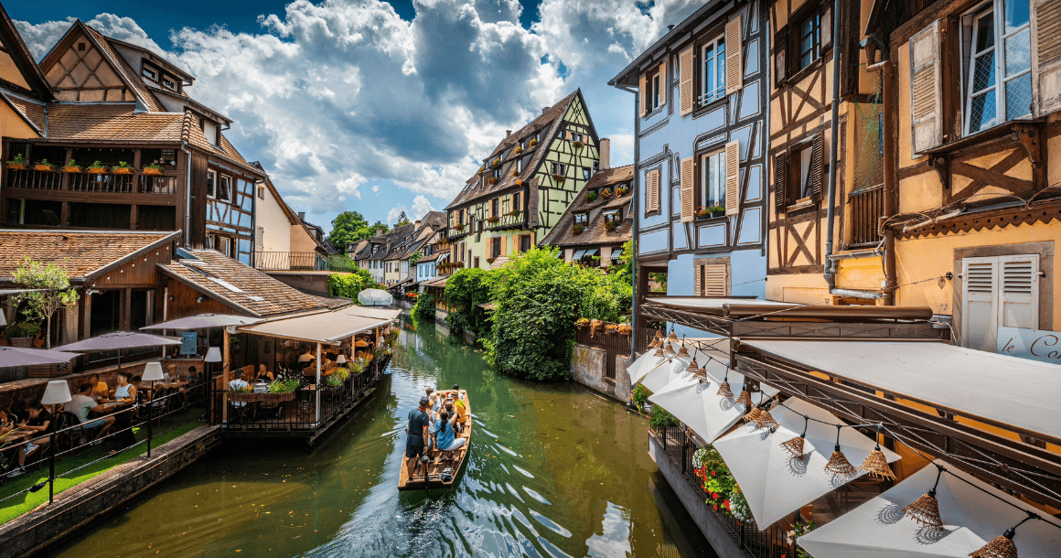 Canal in Alsace France