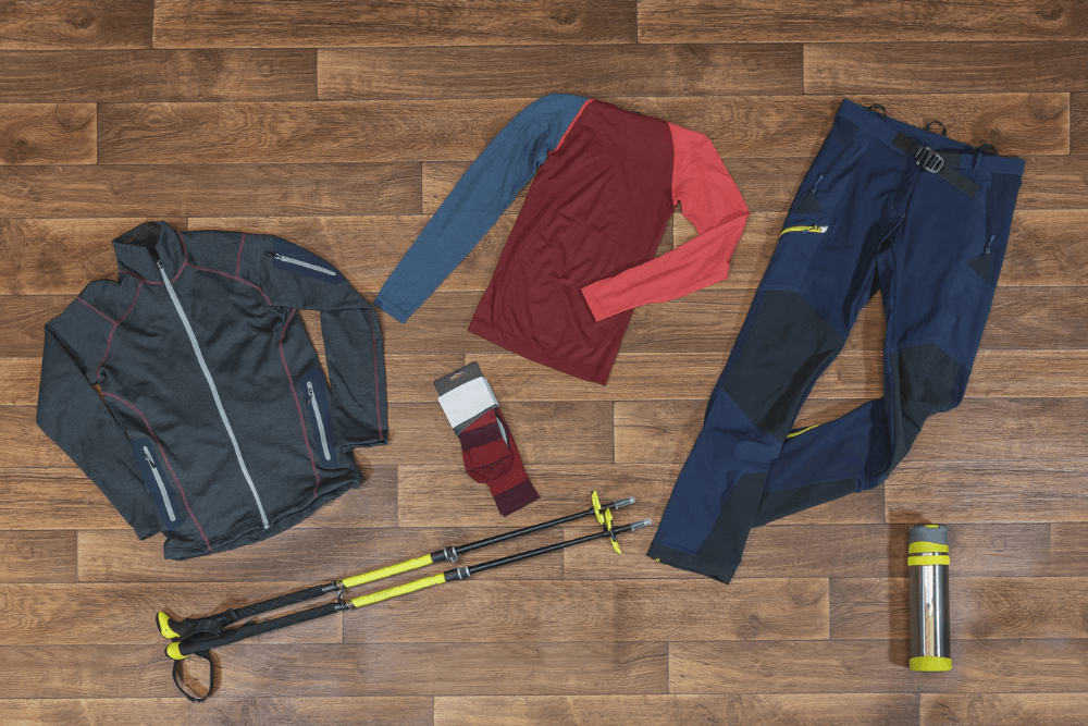 Clothing for day pack